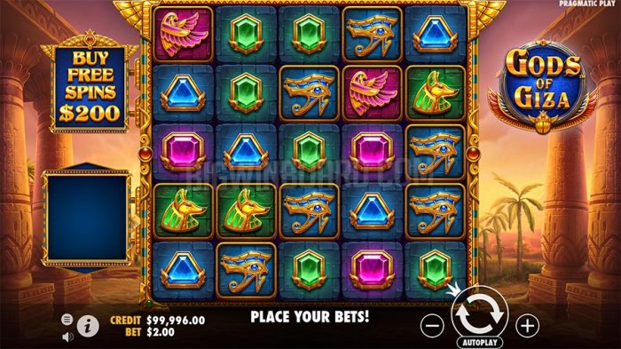 Peluang Maxwin Slot Gacor Gods of Giza Pragmatic Play